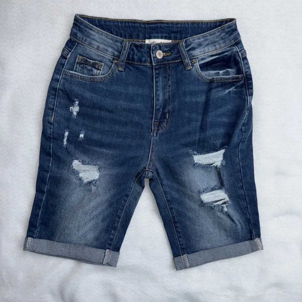 Chic‎ Denim Blue Shorts